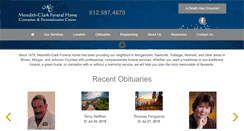 Desktop Screenshot of meredith-clark.com